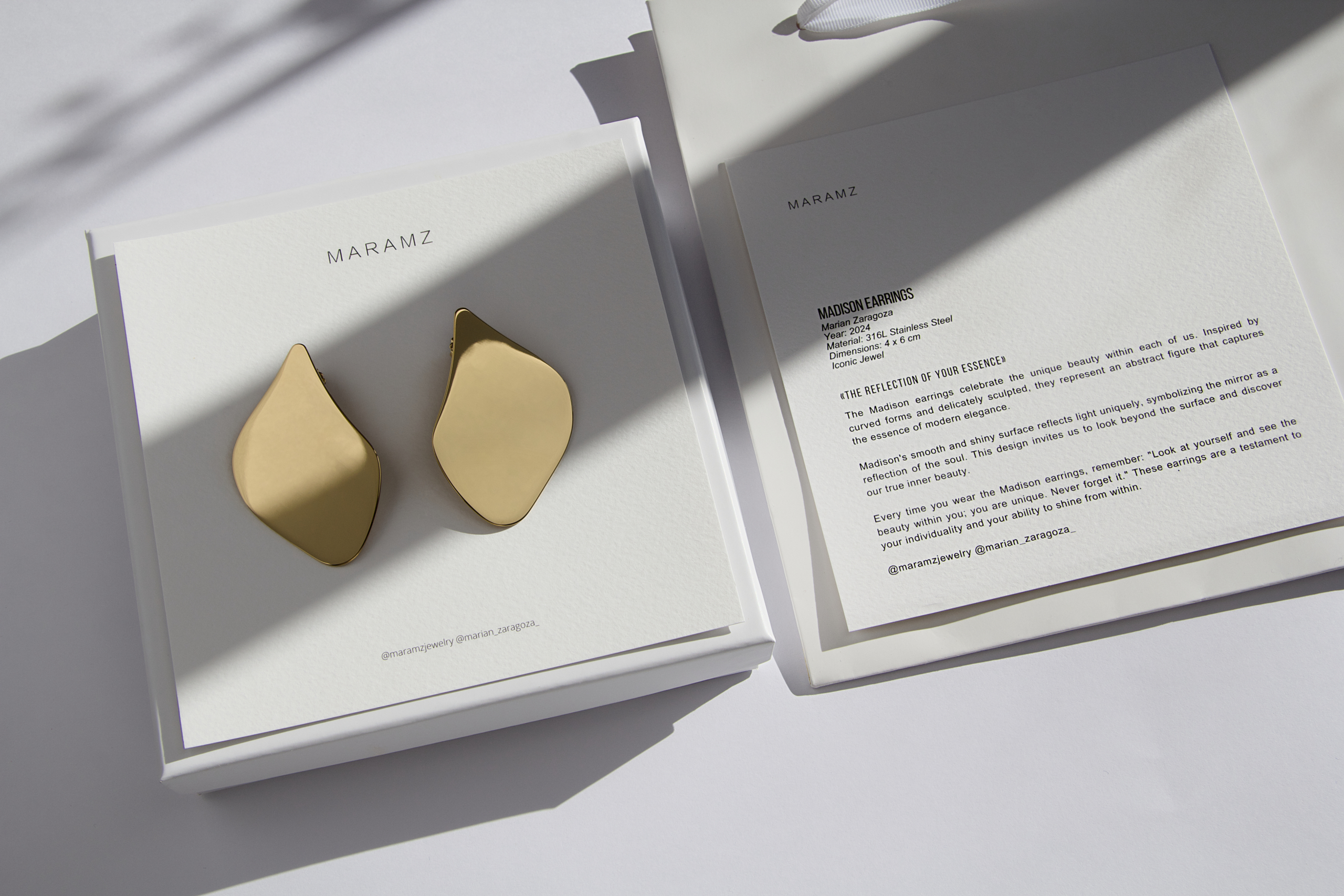 pendientes grandes de Maramz